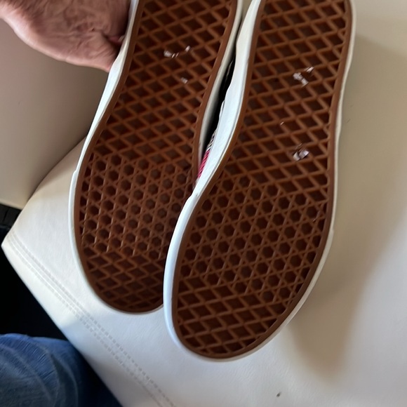 Vans Striped Signature Athletic Flats. Sz 7.5 - Picture 4 of 6